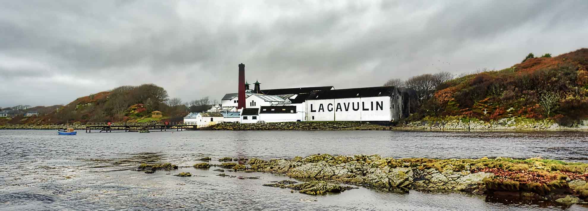 Lagavulin Distillery from Dunyvaig Soft Colour Photograph