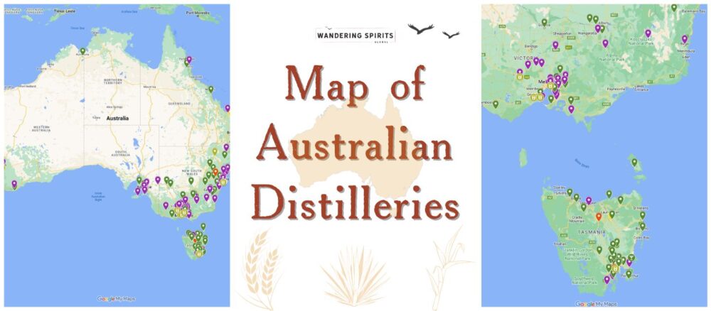 Australian Distilleries Map